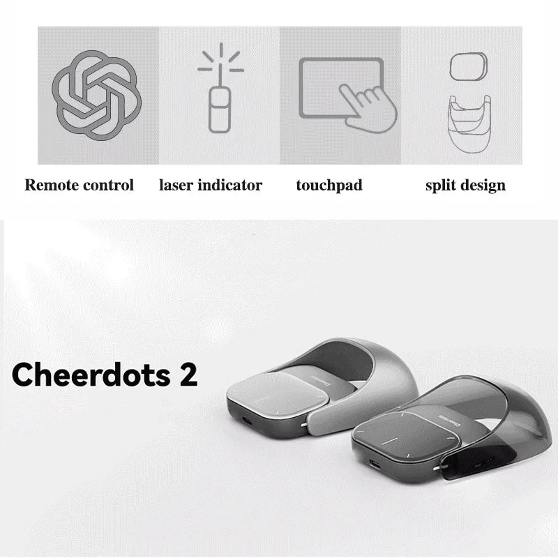 Cheerdots 2 Mouse Inalámbrico de Presión y Estilo