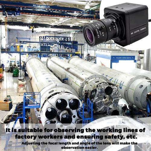 Camara de Vigilancia HD con Lente Varifocal
