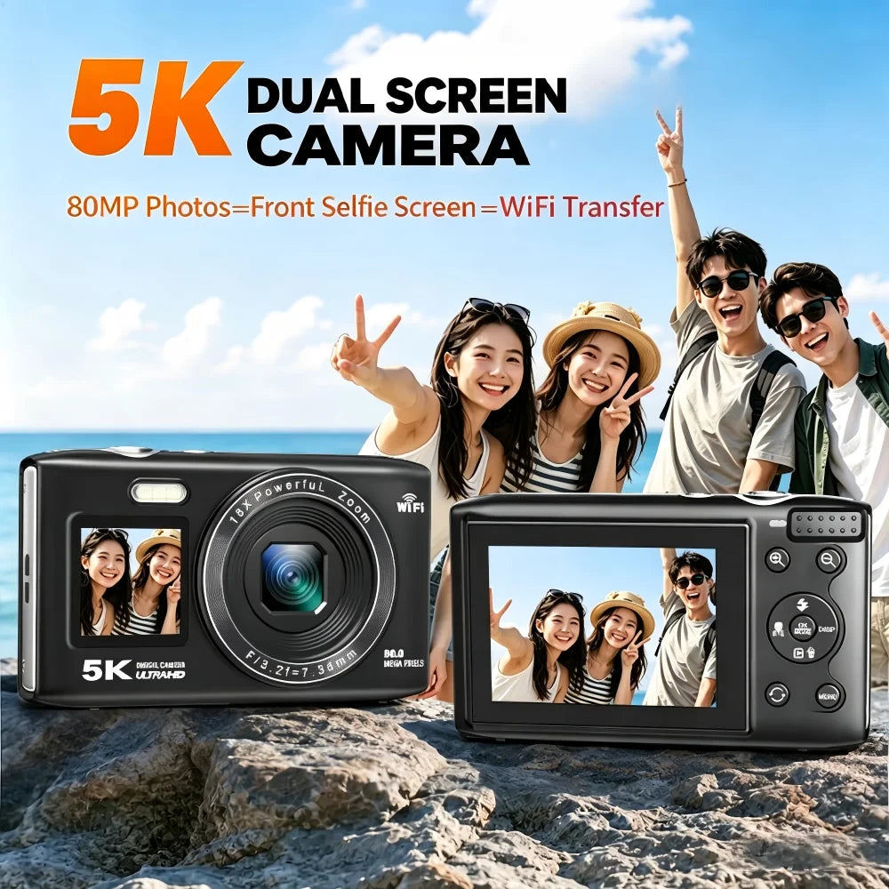 Camara Digital CCD Doble Pantalla
