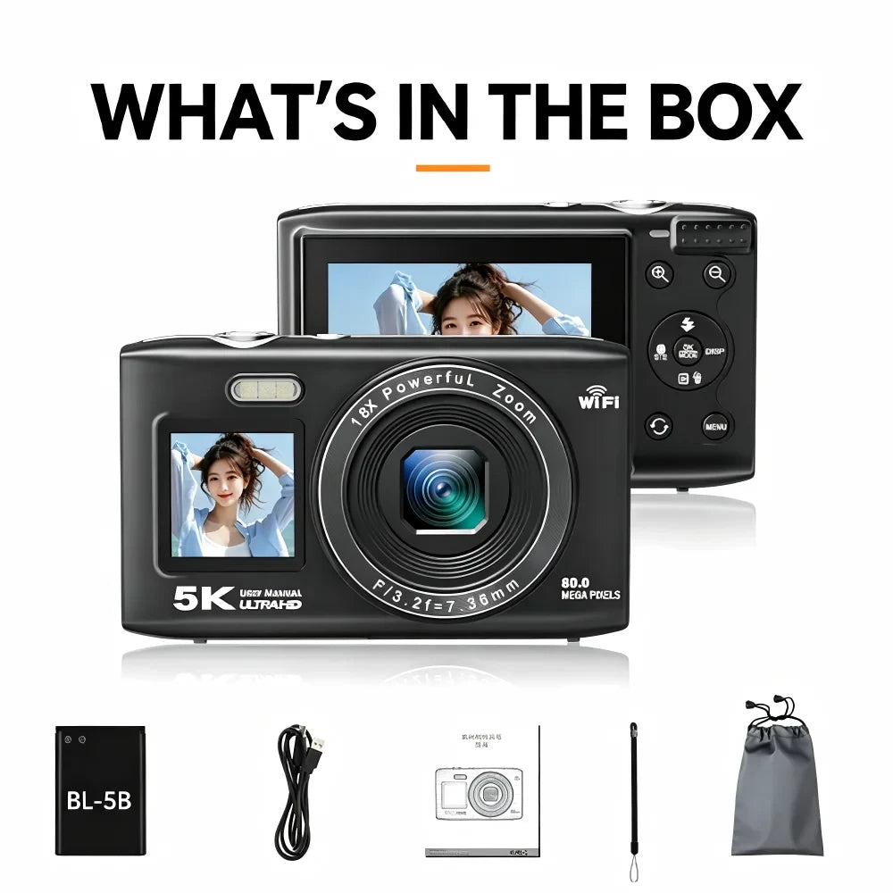 Camara Digital CCD Doble Pantalla