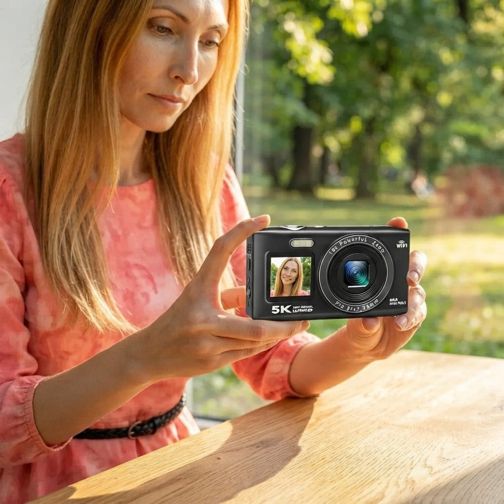 Camara Digital CCD Doble Pantalla